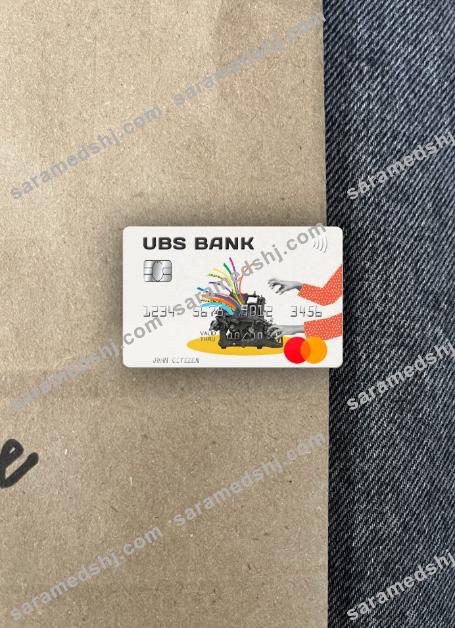 USA UBS Bank mastercard photolook front